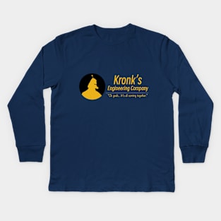 Kronk's Engineering Company Kids Long Sleeve T-Shirt